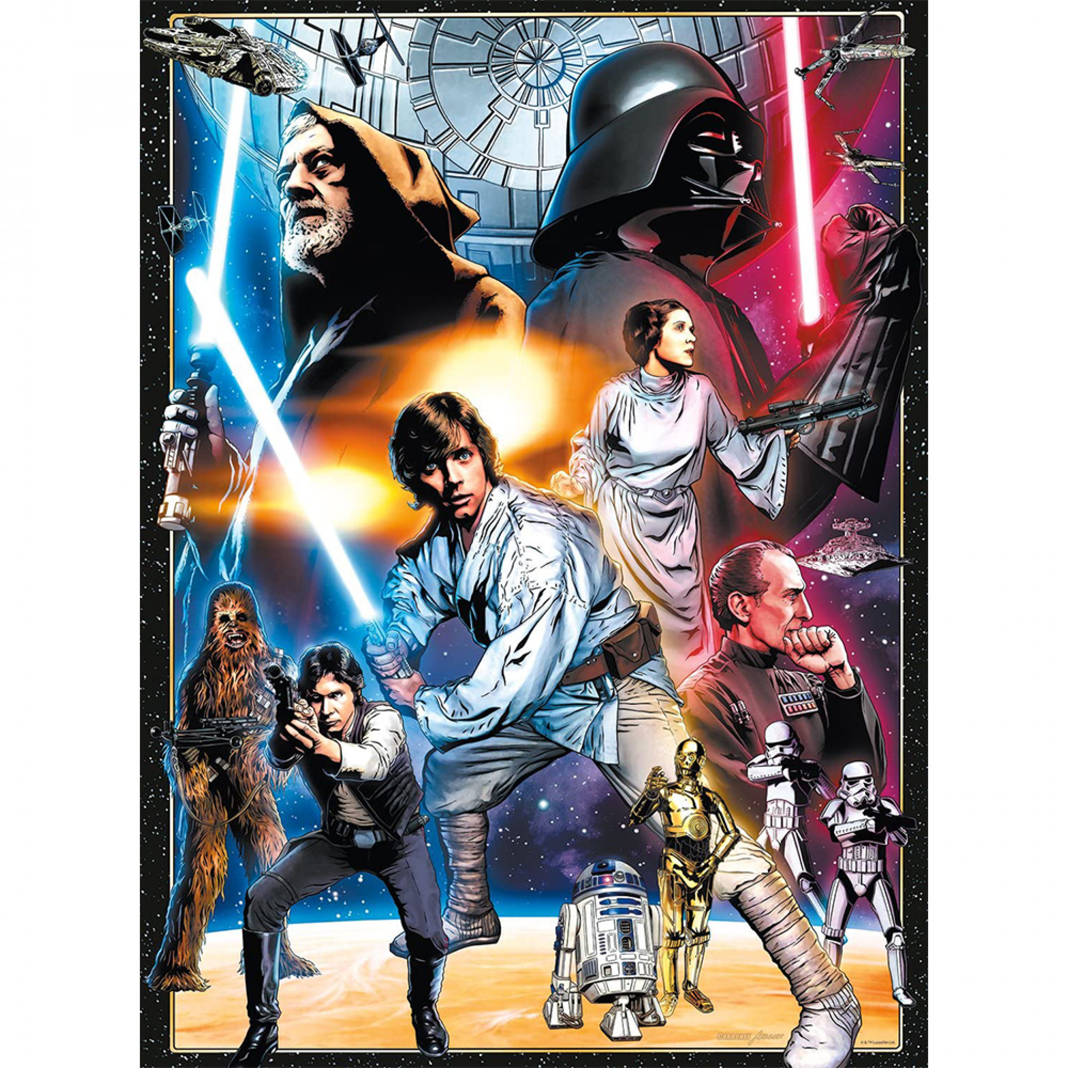 Star Wars A New Hope Collage 1000 Piece Jigsaw Puzzle